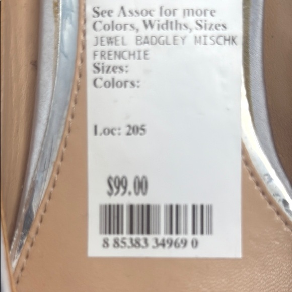 Jewel Badgley Mischka Frenchie Pointed Toe Kitten Heel size 9 - Picture 7 of 9